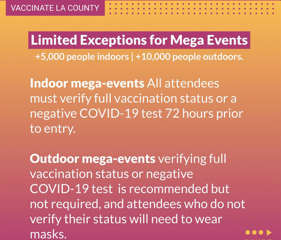 Limited exceptions for mega events