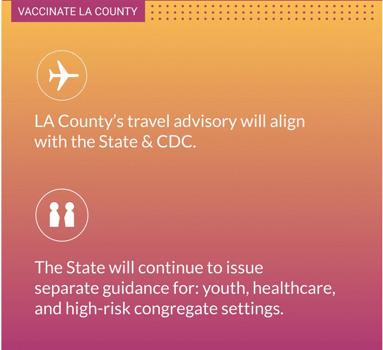 Travel advisory and guidance for youth, healthcare, and high-risk congregate settings
