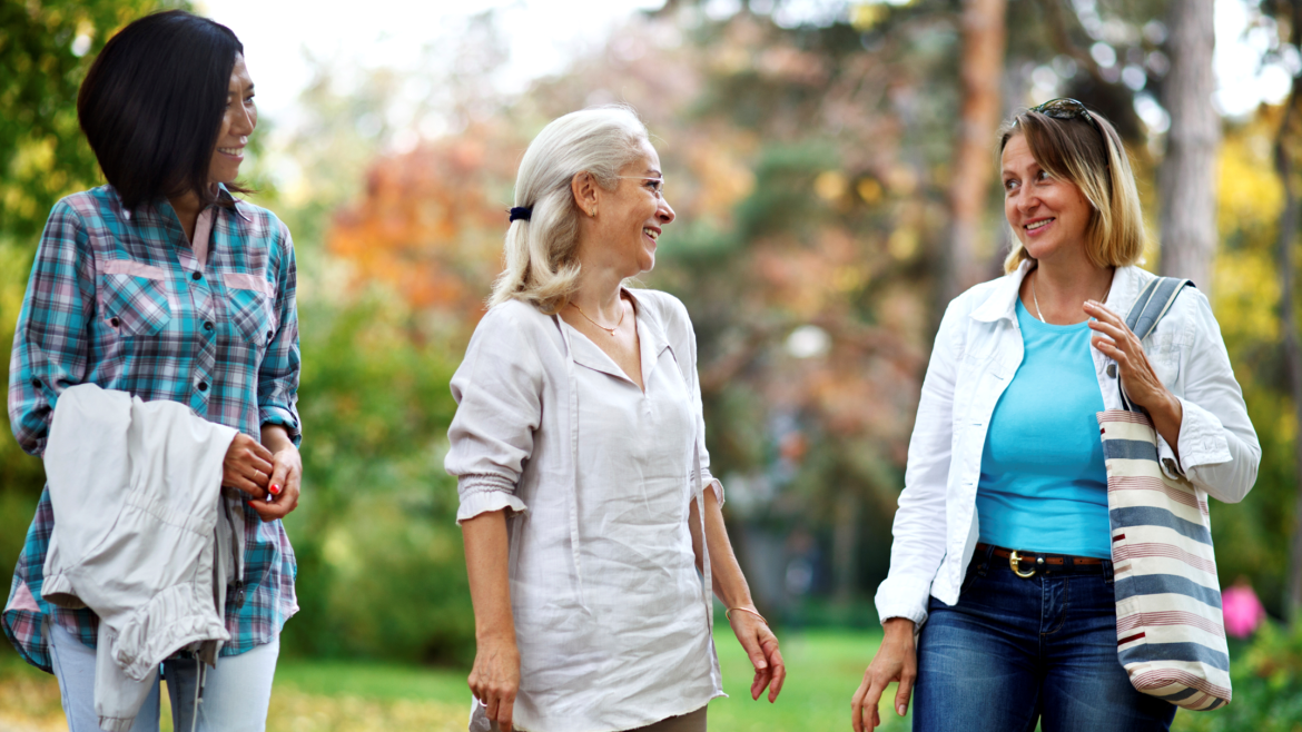 Three female retirees